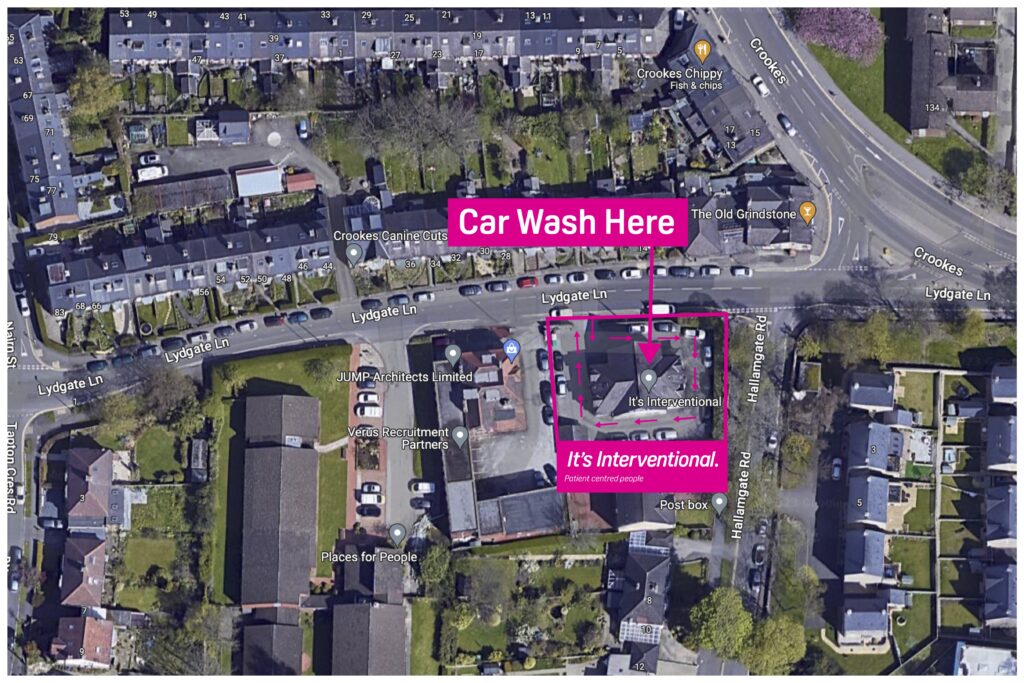 Charity car Wash 2023 - Map